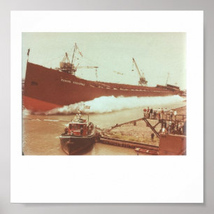 Póster Lançamento M/V Edmund Fitzgerald do junho de 1957