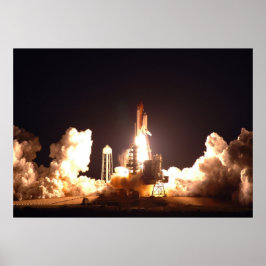 Póster Lançamento noturno do Ônibus Espacial Endeavour