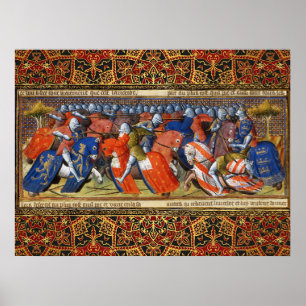 Poster Lancelot do lago no Torneio de Camelot