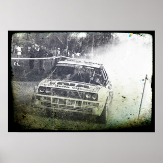 Póster Lancia Delta Rally