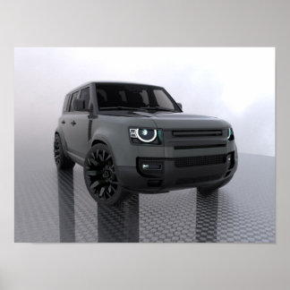 Poster Land Rover Defender (personalizado)