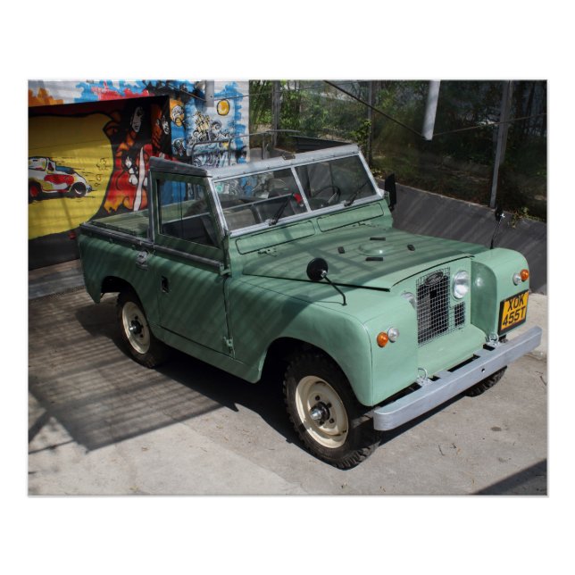 Póster Land Rover Série II SWB (Frente)