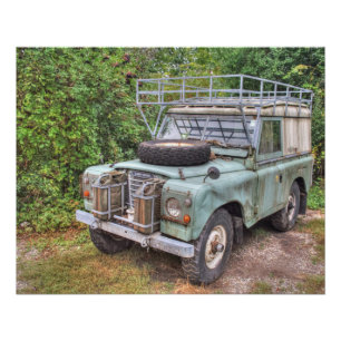 Póster Land Rover Série III 109