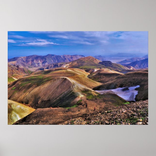 Poster Landmannalaugar (Frente)