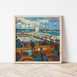 Poster Landungssteg am Wannsee Philipp Franck