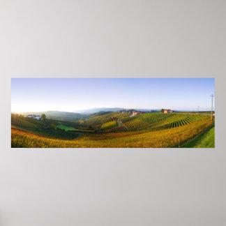 Poster Langhe Italiano