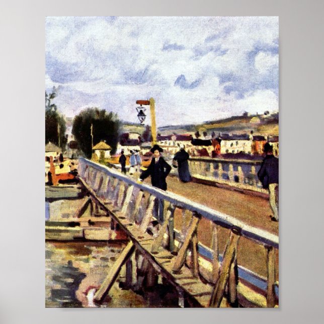 Poster Langland Bay por Alfred Sisley (Frente)