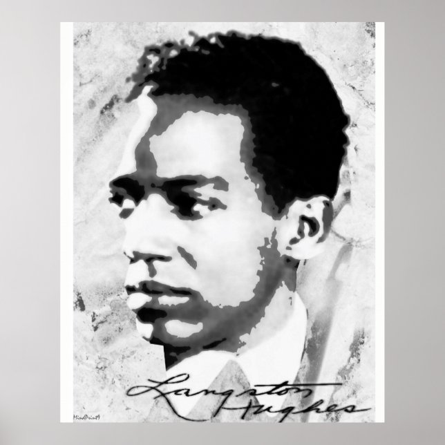 Poster Langston Hughes (Frente)