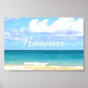 Poster lani kai Beach no Havaí