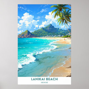 Poster Lanikai Beach, Havaí