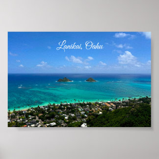 Poster Lanikai Oahu