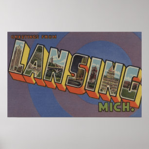 Póster Lansing, Michigan - grandes cenas 2 da letra