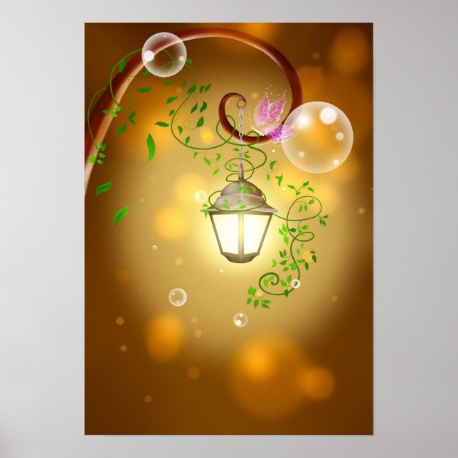 Póster Lanterna de Jardim Pacífica (Frente)