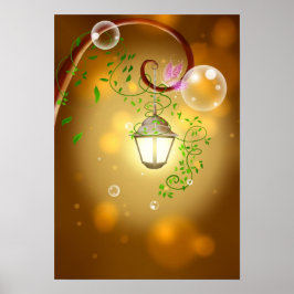 Póster Lanterna de Jardim Pacífica