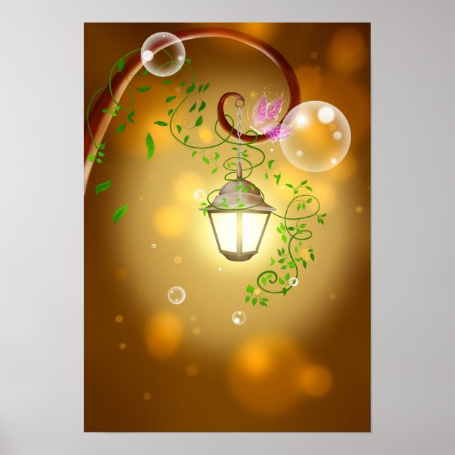 Póster Lanterna de Jardim Pacífica (Frente)