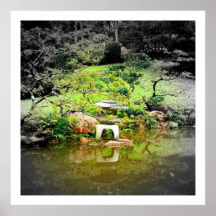 Póster Lanterna de pedra japonesa