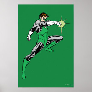 Póster Lanterna verde que aponta o anel
