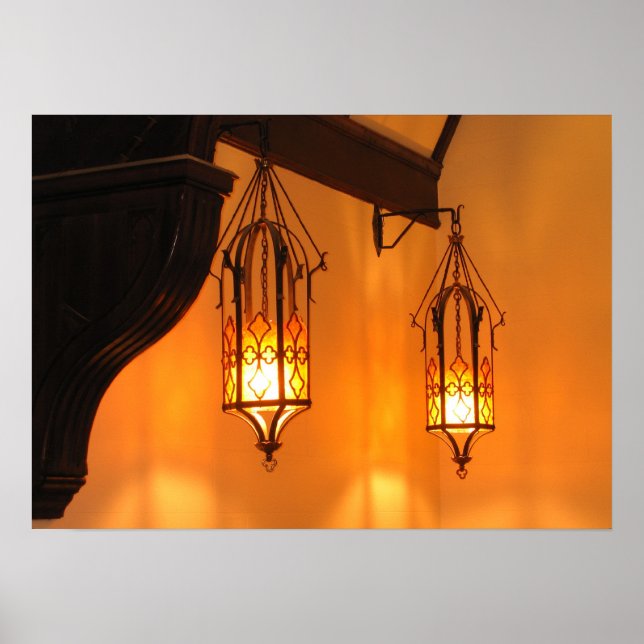 Póster Lanternas de Ferro (Frente)