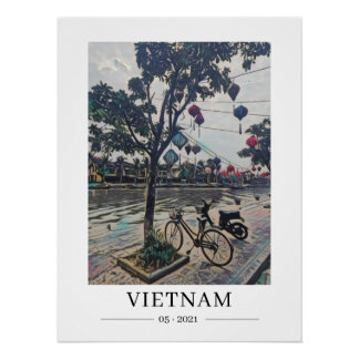 Póster Lanternas de Hoi An no Vietnã 
