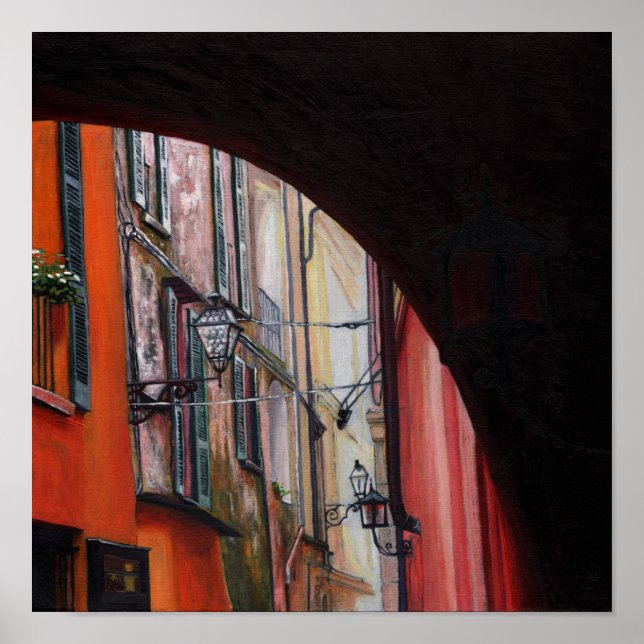 Póster Lanternas de Menaggio 2012 (Frente)