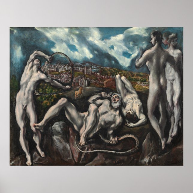 Póster Laocoon por El Greco (Frente)