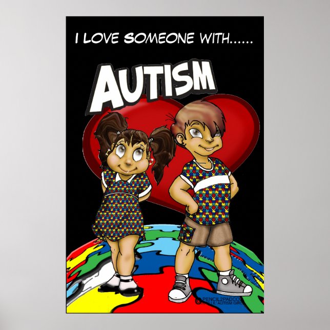 Poster Lápis 2 Pad Co. - Autismo (Frente)