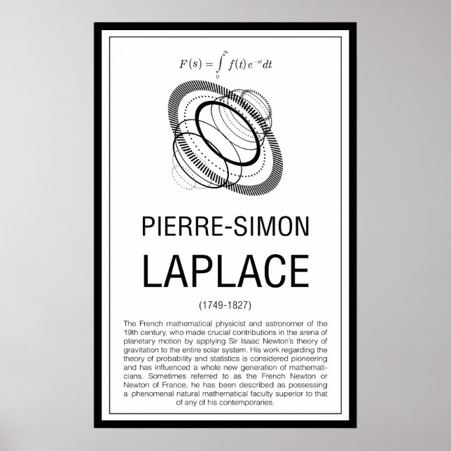 Poster Laplace (Frente)
