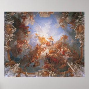 Poster L'Apothéose Versailles d'Hercule - Lemoyne -