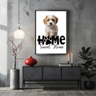 Poster Lar Doce Lar Cachorro