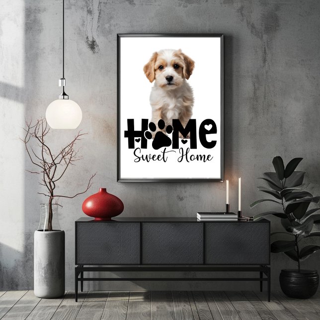 Poster Lar Doce Lar Cachorro (Home Sweet Home Dog Poster)