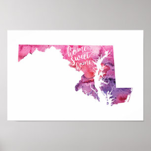 Poster Lar Doce Lar Maryland