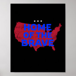 Poster Lar Dos EUA Da Brava