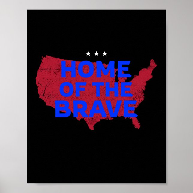 Poster Lar Dos EUA Da Brava (Frente)