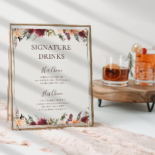 Poster Laranja Borboleta   Beige Signature Beige