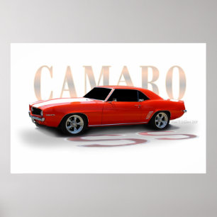 Póster laranja clássico