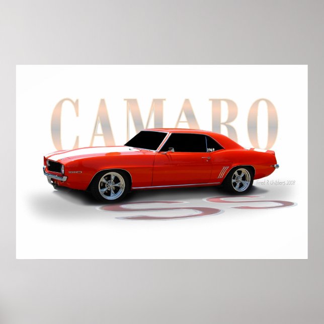 Póster laranja clássico (Frente)