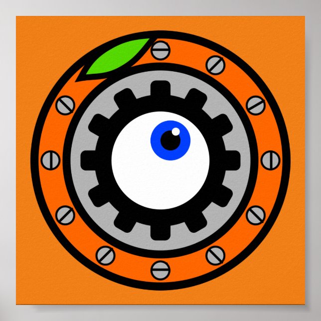 Poster Laranja De Carrinho (Frente)