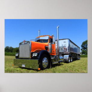 Póster Laranja e Cromo