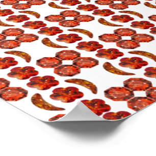 Poster Laranja Gemstone Art.