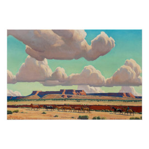Póster Laranjas do Navajo por Maynard Dixon