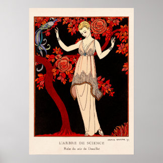 Poster L'Arbre de science por George Barbier