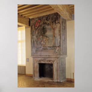 Poster Lareira no Chambre du Roi