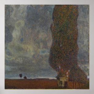 Poster Large Poplar II — Gustav Klimt (1903)