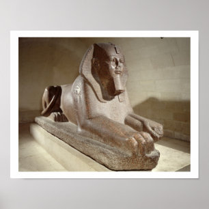 Póster Large Sphinx, from Tanis (granite)