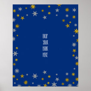 Poster Largue a placa do seu livro Chá de fraldas Pequeno