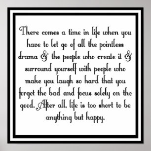 Póster Largue o drama