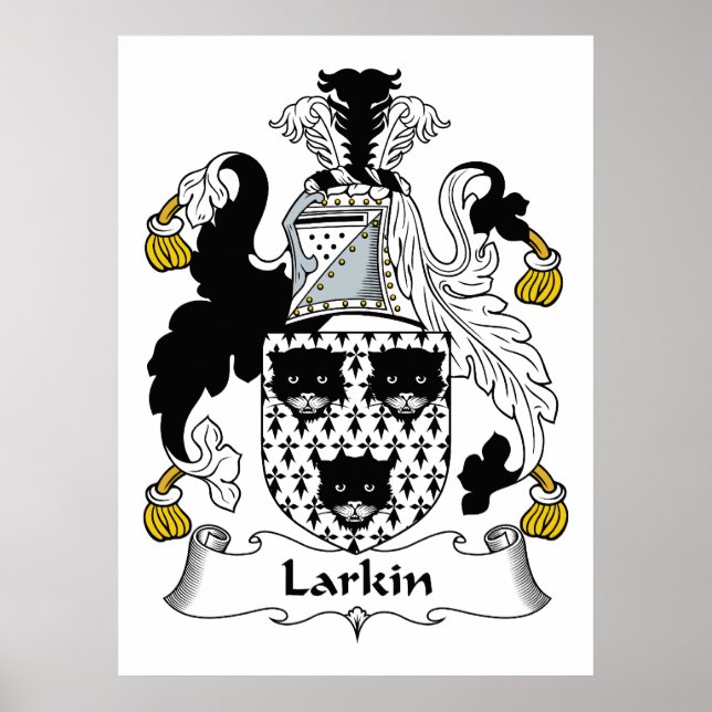 Poster Larkin Family Crest (Frente)