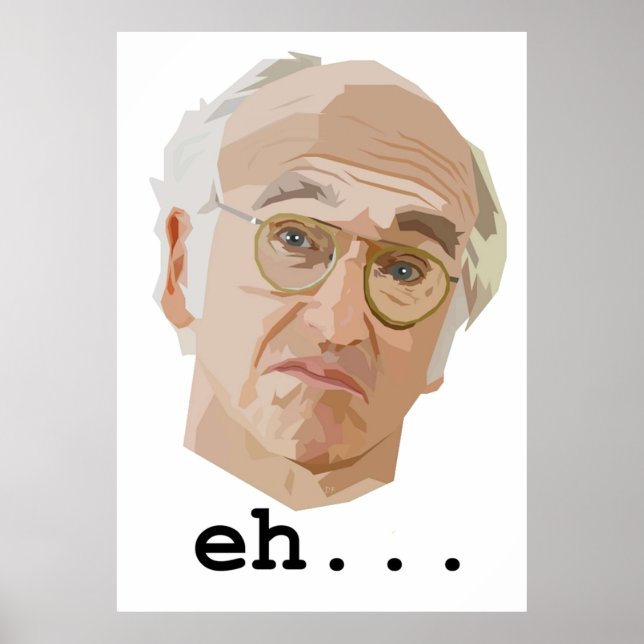 Poster Larry David Eh (Frente)