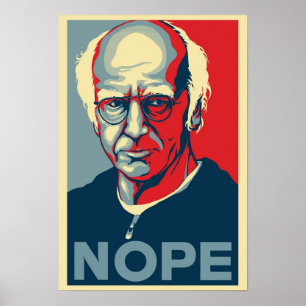Poster Larry David NOPE