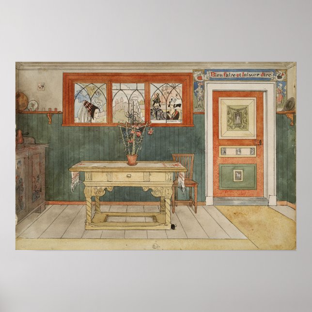 Poster Larsson - A Sala De Jantar (De Uma Casa) (Frente)